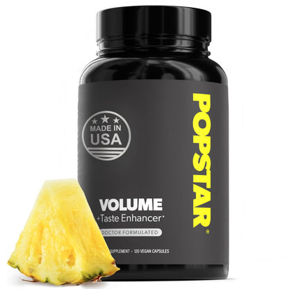 POPSTAR Labs Semen Volume Booster - Men's Semen Health & Fertility Supplement - Doctor Formulated to Increase Load Volume - Made in USA - Non-GMO, Organic, Vegan - 120 Capsules (1 Month Supply)
