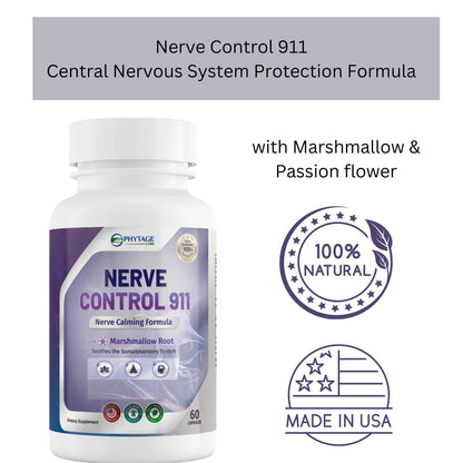 Nerve Control 911 - Natural Plant Based Nerve Health Supplement